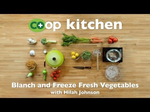 Blanch and Freeze Fresh Vegetables