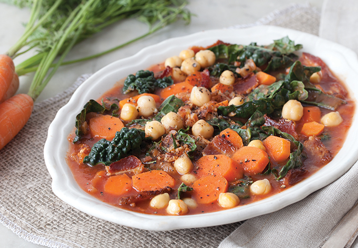 Beans and Greens with Bacon