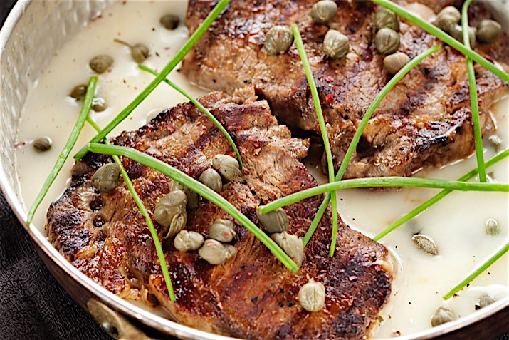 Beef or Veal Piccata