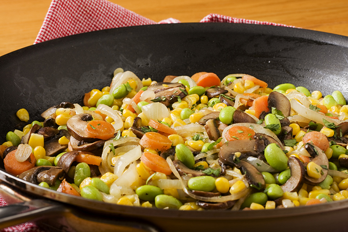 Black-Eyed Pea and Edamame Succotash