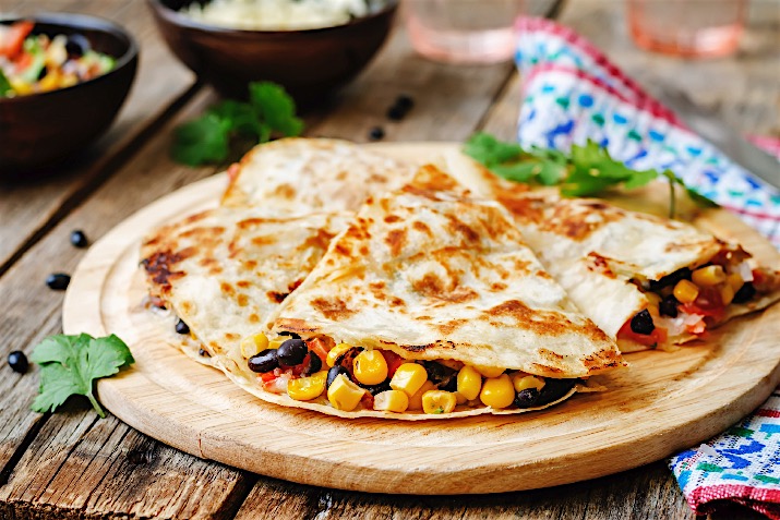 Black Bean, Corn, and Roasted Tomato Quesadillas