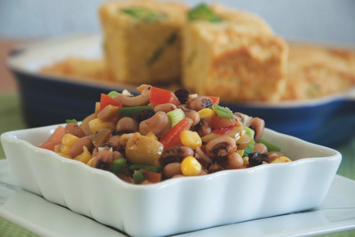Black-Eyed “Peacadillo” Salad