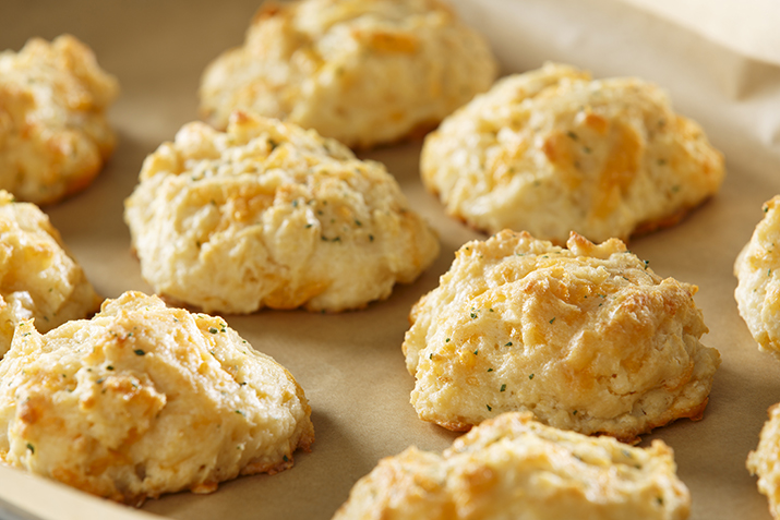 Cheddar-Tabasco Drop Biscuits