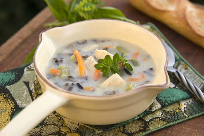 Classic Wild Rice Soup with Turkey