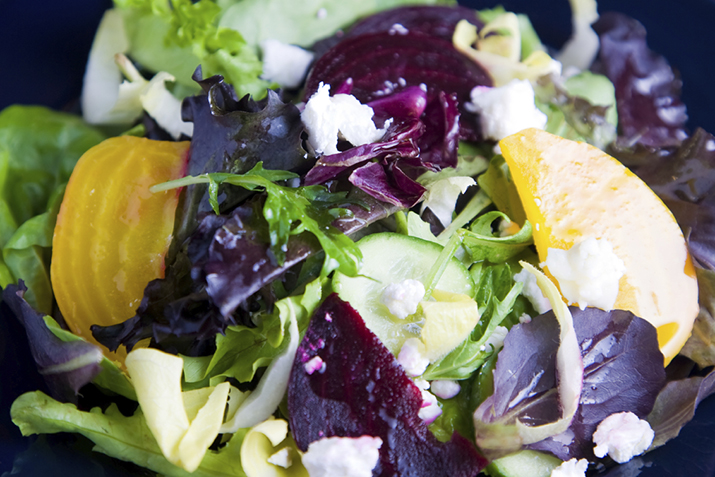 Golden Beet Salad with Honey Apple Dressing