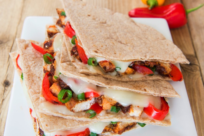 Grilled Chipotle Chicken Quesadillas