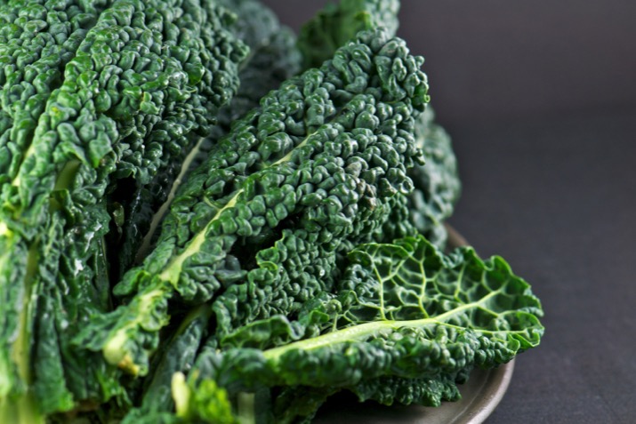 Kale Salad with Black Garlic