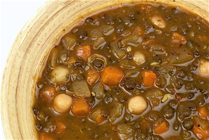 Moroccan Lentil Chickpea Stew