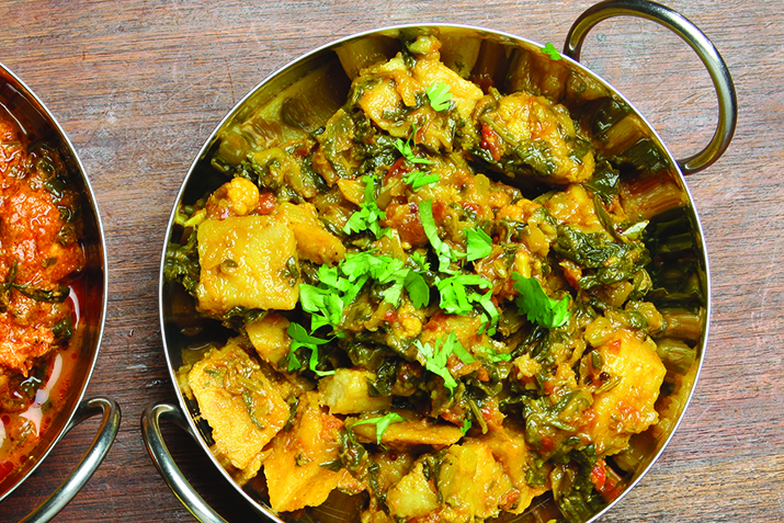 Saag Aloo (Indian Spinach and Potatoes)