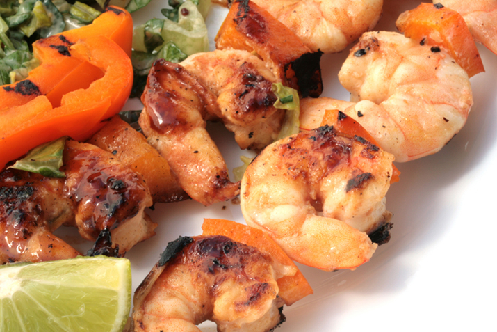 Smoky Shrimp Skewers