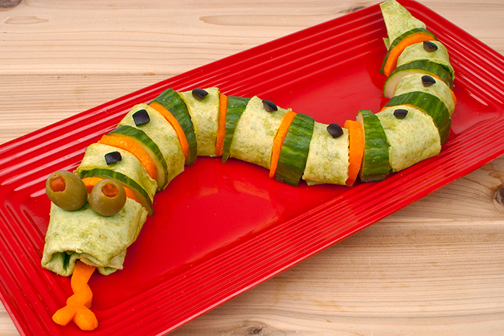 Tortilla Snake Roll-Up