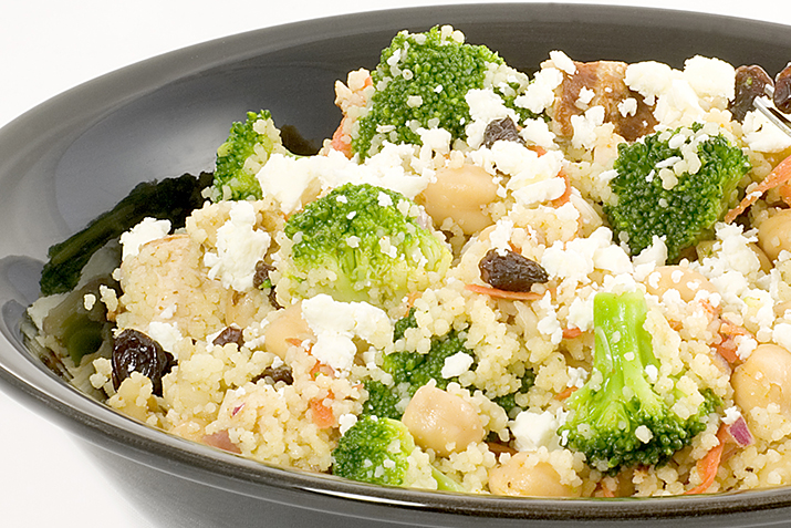 Spiced Broccoli “Couscous” Salad