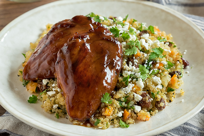 Quinoa Salad with Greek Chicken