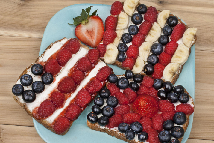 Stars and Stripes Sandwiches
