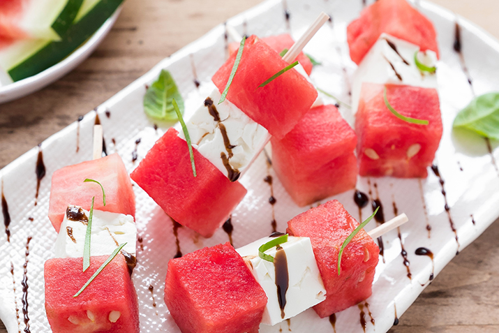 Watermelon Feta Appetizers