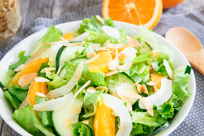 Coconut Tangerine Salad