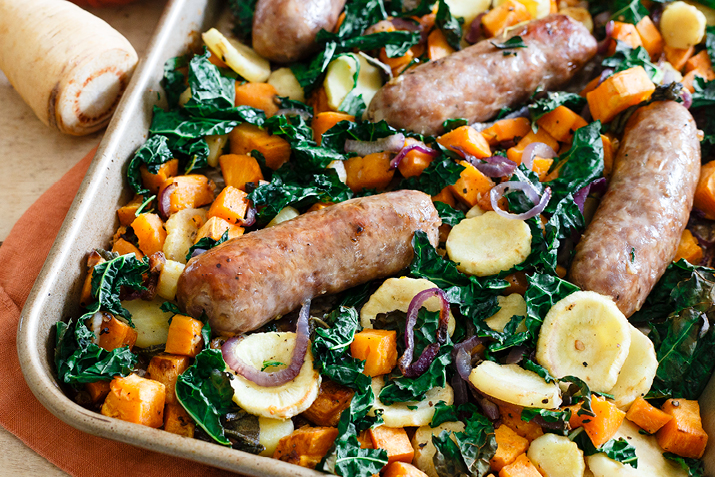 Italian Sausage with Fall Veggies
