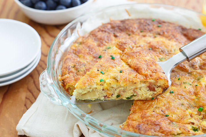 Crustless Quiche Lorraine