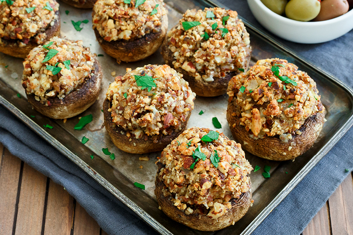 Blue Cheese Stuffed Mushrooms