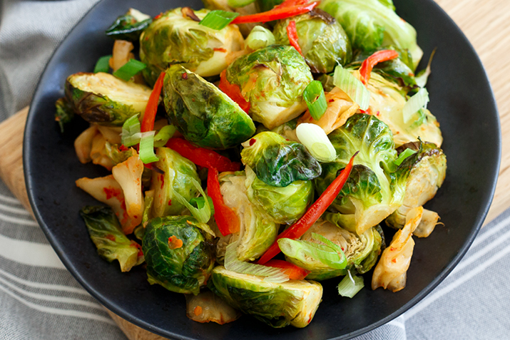 Kimchi Brussels Sprouts