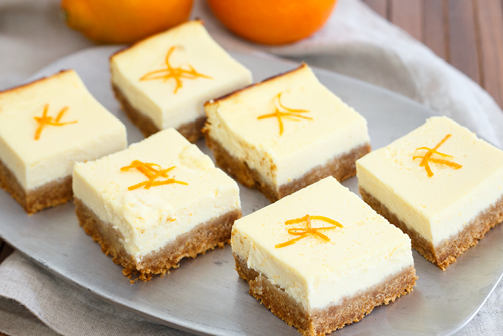 Tangerine Ricotta Bars