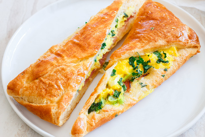 Ham and Gruyere Breakfast Roll