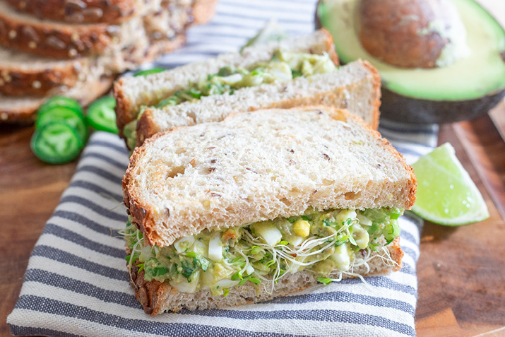 Spicy Avocado Egg Salad