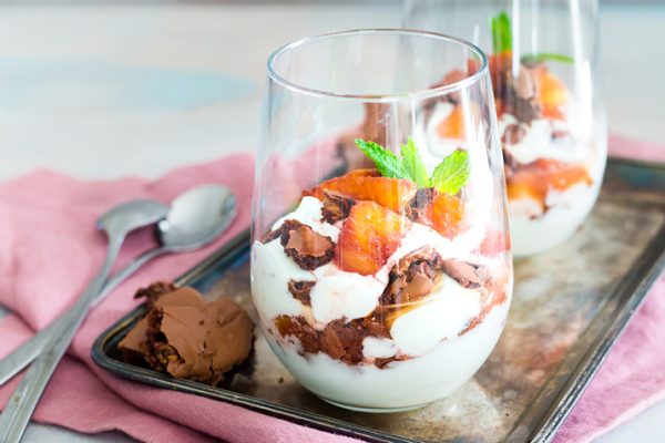 Chocolate Blood Orange Yogurt Parfaits