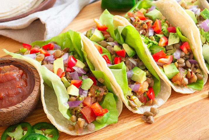 Simple Lentil Tacos