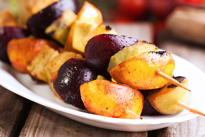 Grilled Fruit Kebabs