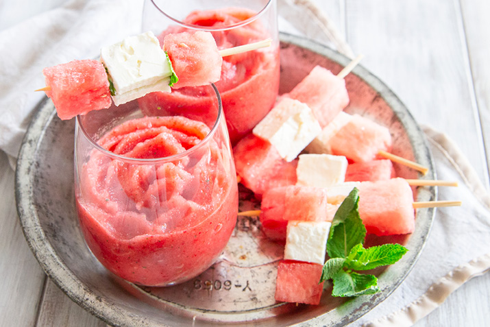 Watermelon Mint Frosé