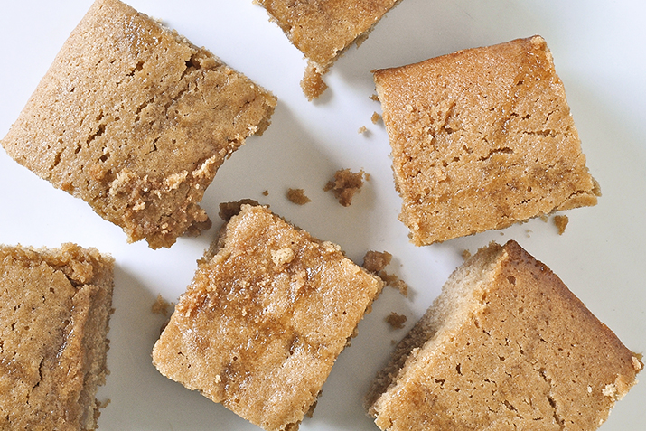 Maple Syrup Blondies
