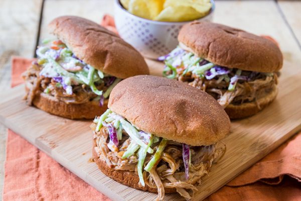 Slow Cooker BBQ Pulled Pork Sandwiches