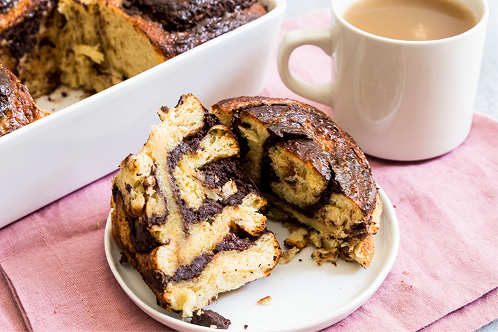 Cherry Chocolate Tahini Rolls