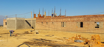 La Riojana health care clinic construction