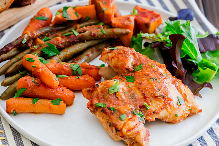 Slow Cooker Chicken and Vegetables
