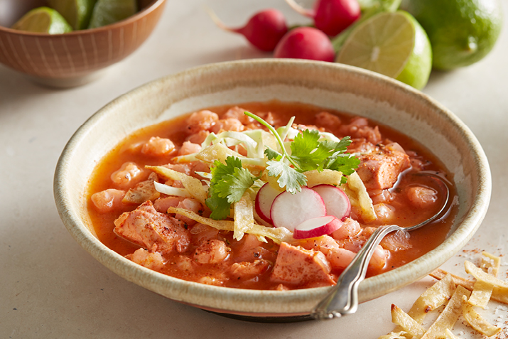 Slow Cooker Chicken Pozole