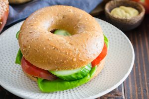 No-boil Whole-grain Bagel Sandwich