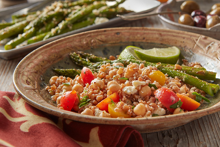 Mediterranean Farro Salad