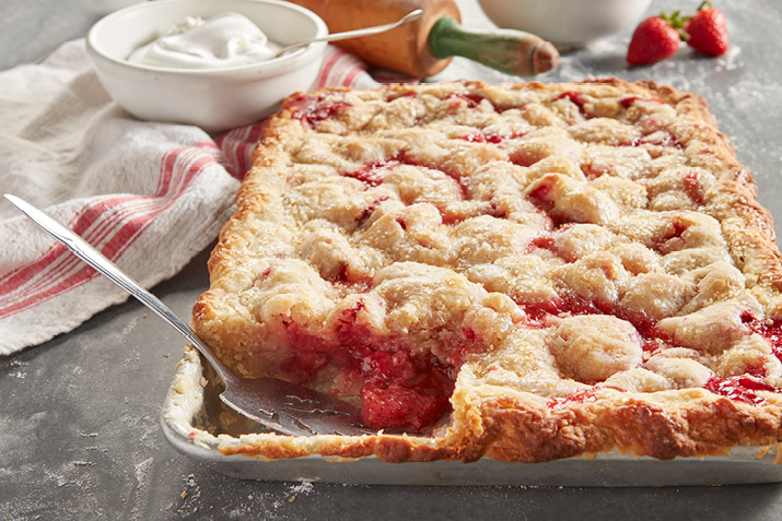 Strawberry Slab Pie