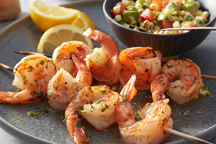 Citrus-marinated Shrimp Skewers