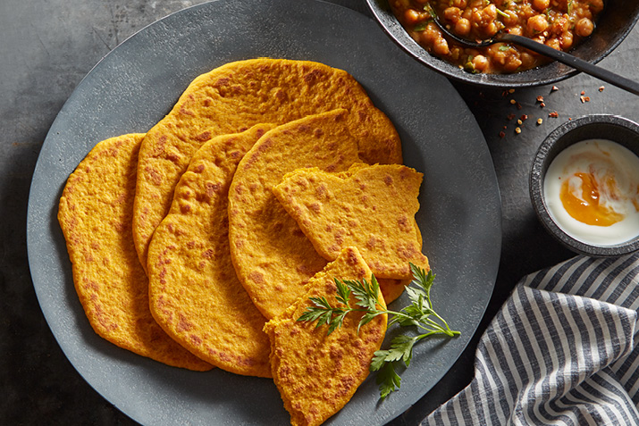 Pumpkin Naan