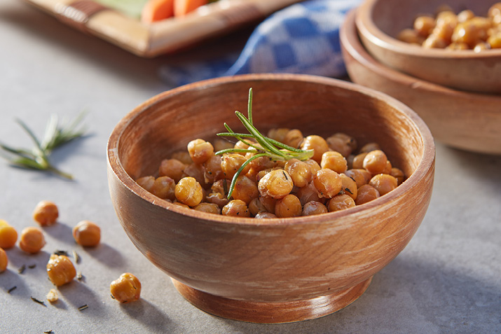 Crispy Rosemary Chickpeas