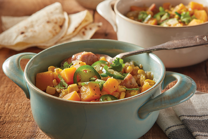 Sausage and Salsa Verde Stew
