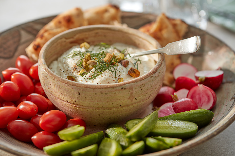 Whipped Feta Dip with Dill