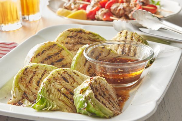 Cabbage with Ginger-chili Vinaigrette