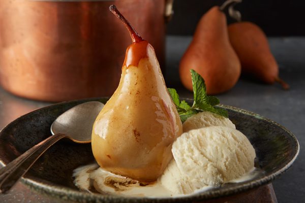 Earl Grey Poached Pears