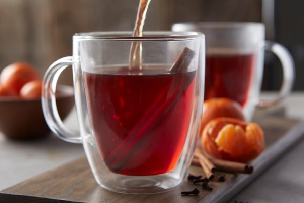 hot spiced pomegranate tea