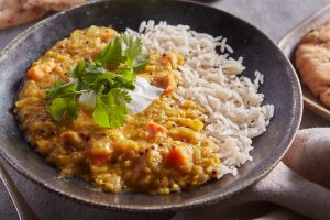 Sweet Potato and Red Lentil Dal