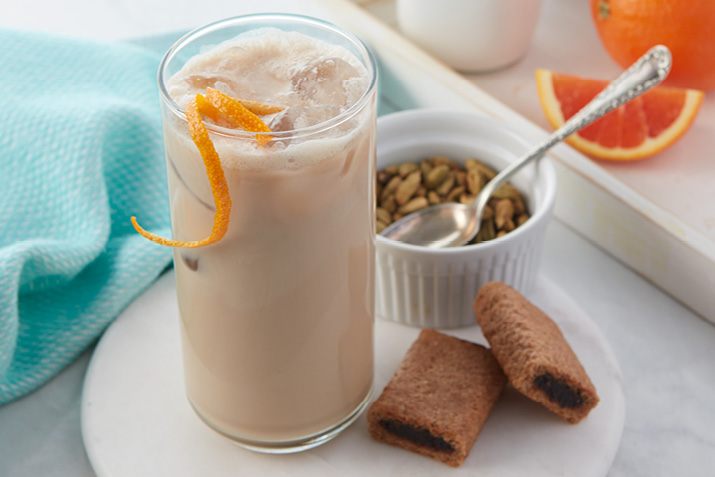 Coconut Orange Cardamom Iced Coffee